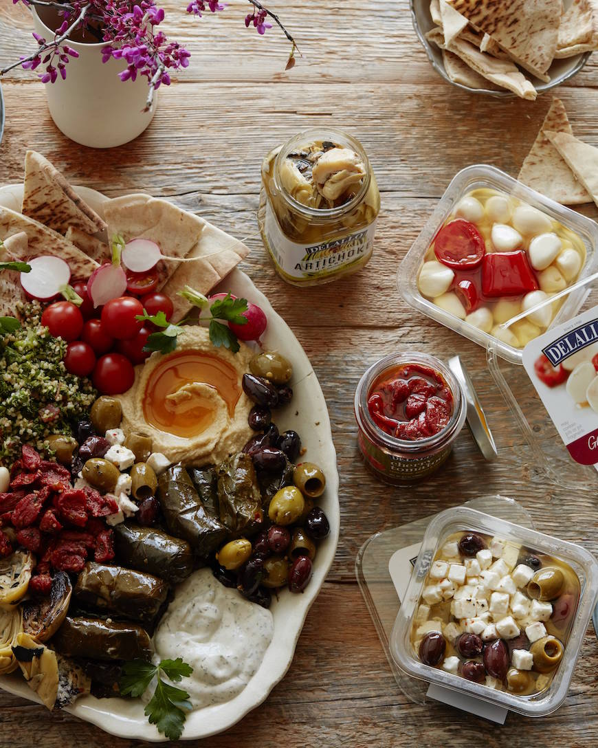 Vegetarian Mezze Platter - What's Gaby Cooking