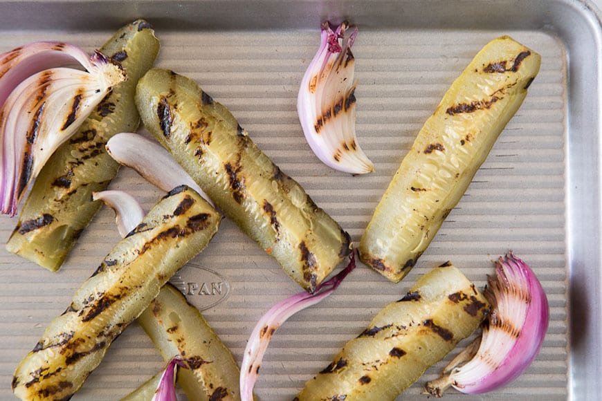 Grilled Pickles What's Gaby Cooking