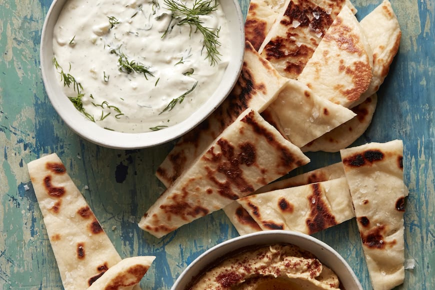 Homemade Naan from www.whatsgabycooking.com (@whatsgabycookin)