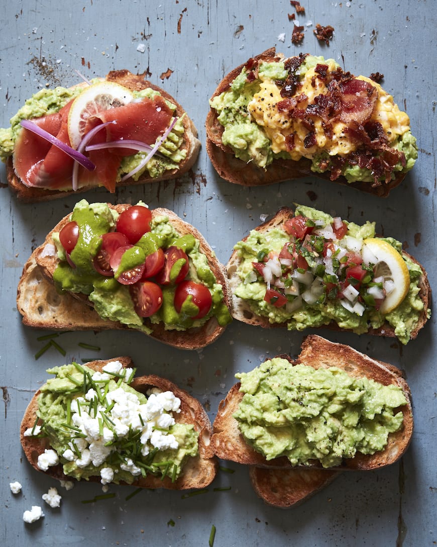 Avocado Toast - 5 Ways! - What's Gaby Cooking