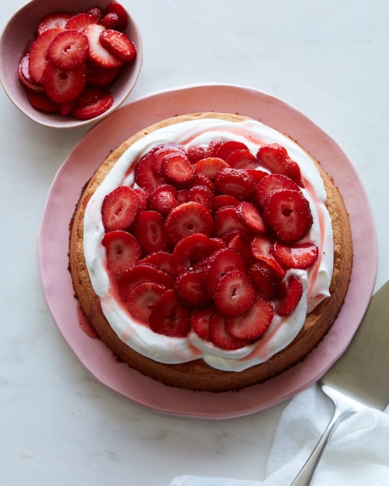 GlutenFree Almond Cake with Strawberries What's Gaby Cooking