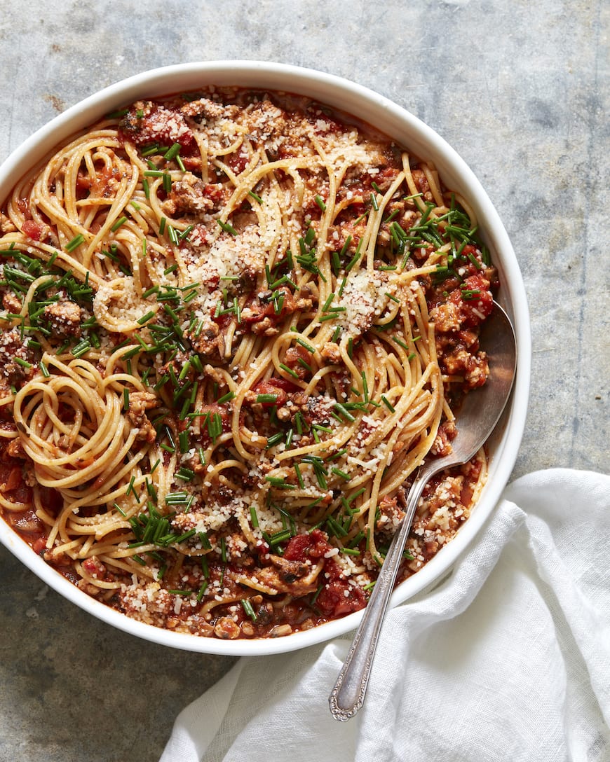 mushroom chicken parmesan pasta