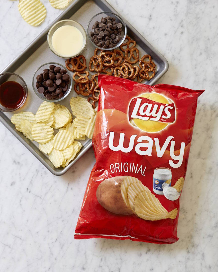 Potato Chip & Pretzel Fudge What's Gaby Cooking