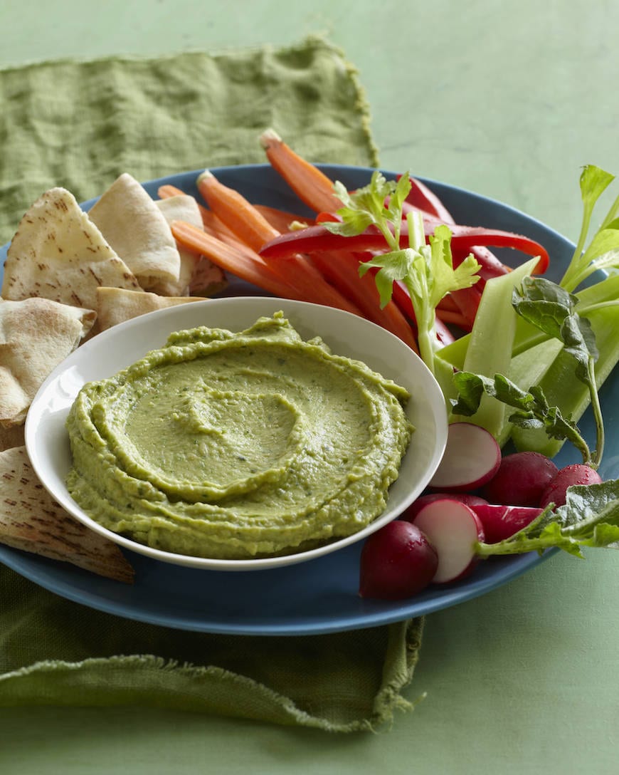avocado cilantro hummus