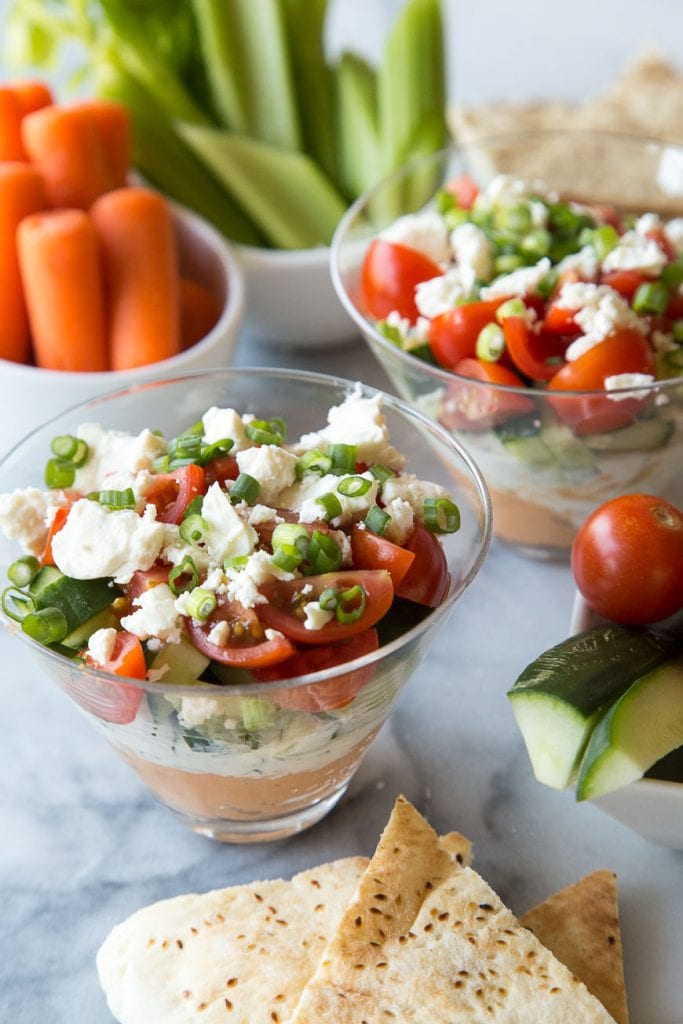 5 Layer Mediterranean Dip What's Gaby Cooking