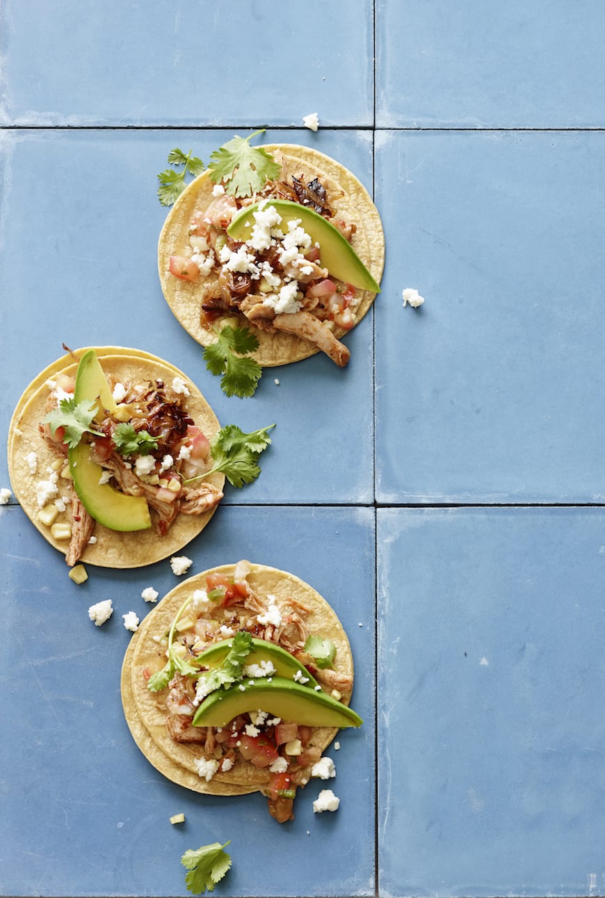 Slow Cooker Chicken Tacos What's Gaby Cooking