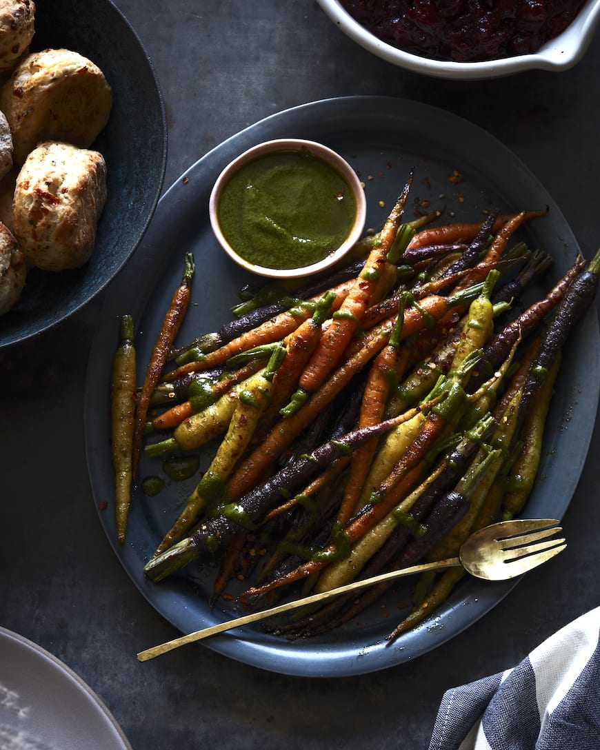 Charred Carrots with Herbs What's Gaby Cooking