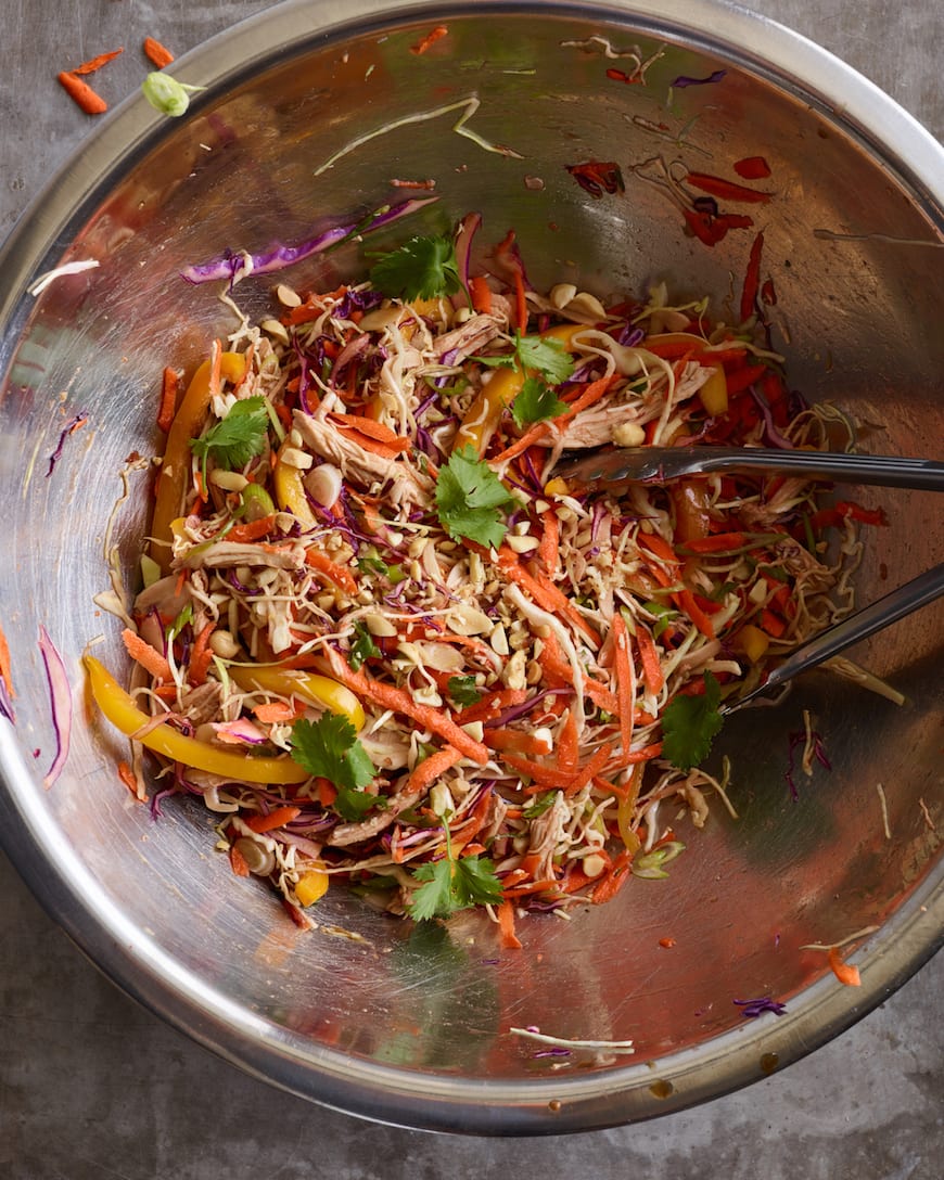 Leftover Asian Chicken Wraps What's Gaby Cooking