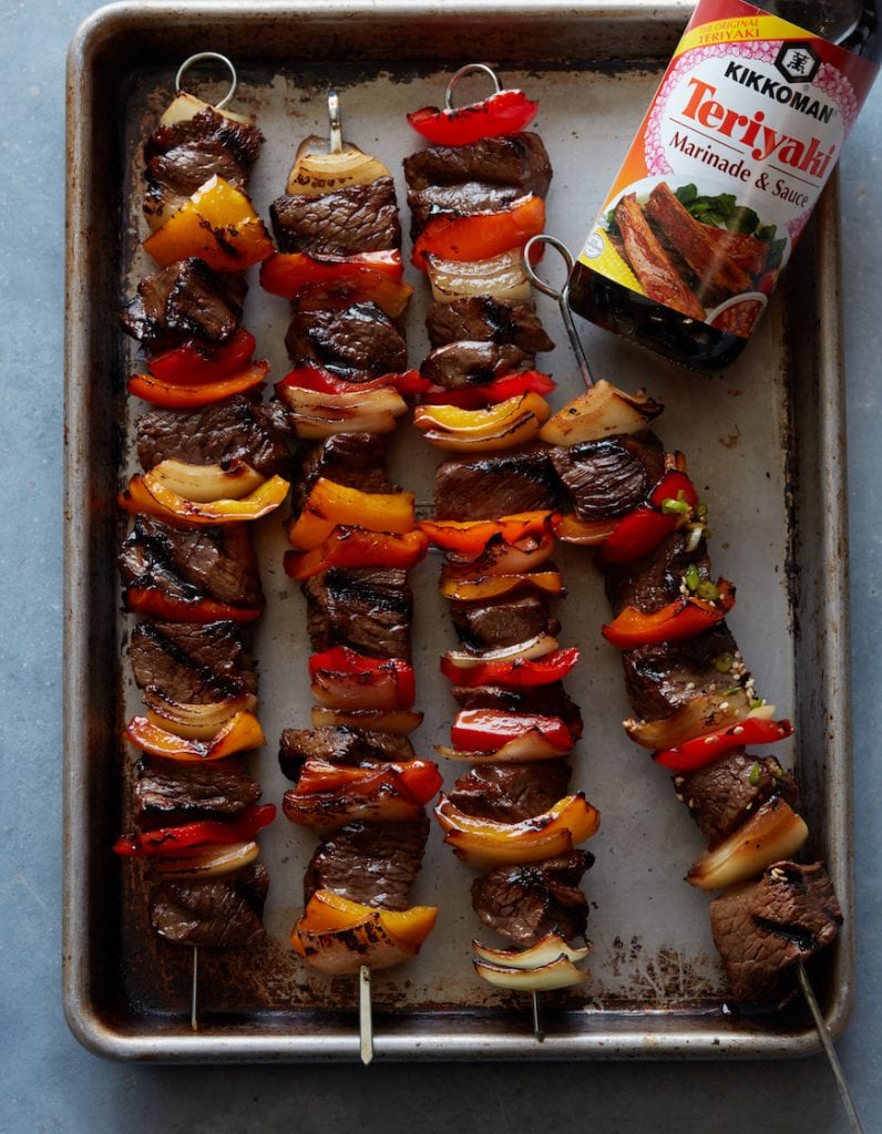 Grilled Beef Kebabs What's Gaby Cooking