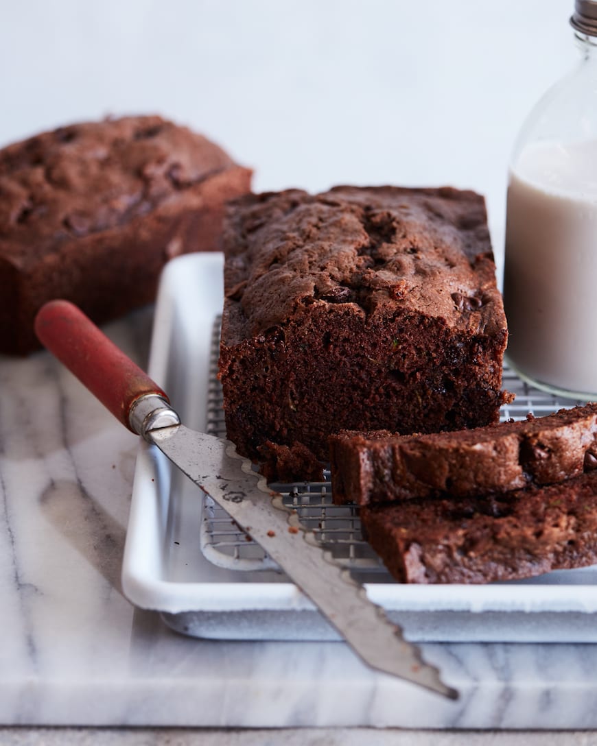 Double Chocolate Chip Zucchini Bread - What's Gaby Cooking