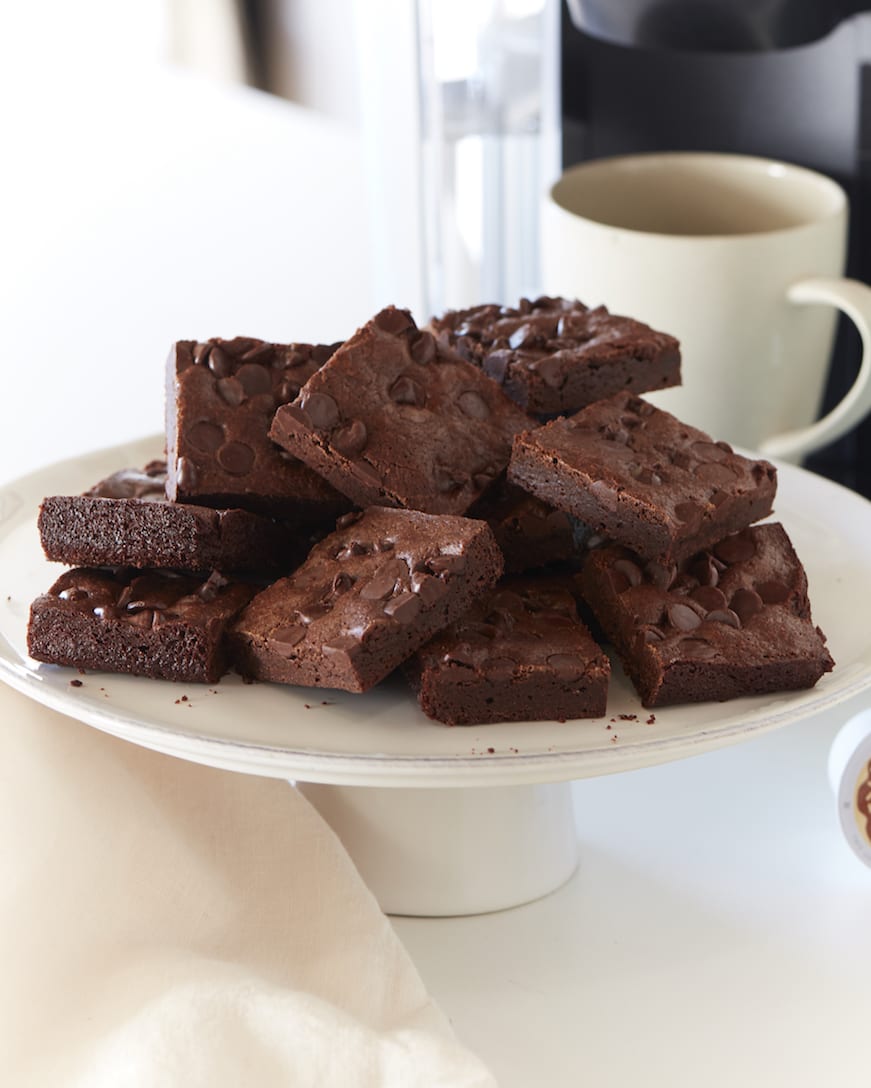 Double Chocolate Mocha Brownies - What&amp;#39;s Gaby Cooking