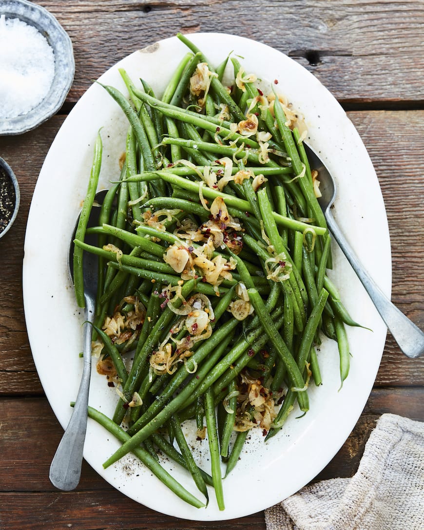 Spicy Garlic Green Beans