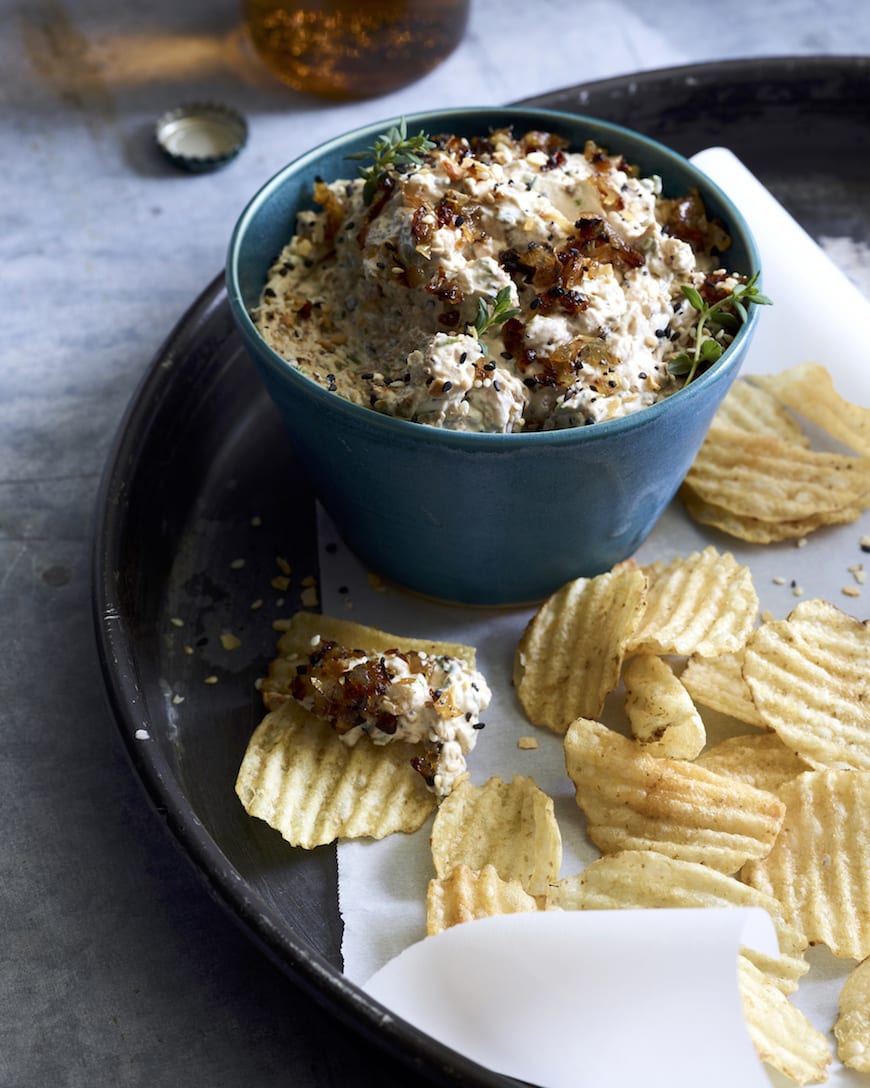 roasted onion dip