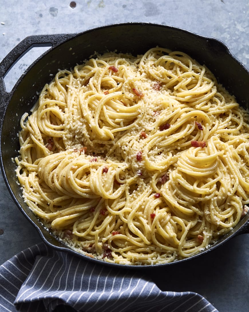 The Perfect Spaghetti Carbonara  Whats Gaby Cooking