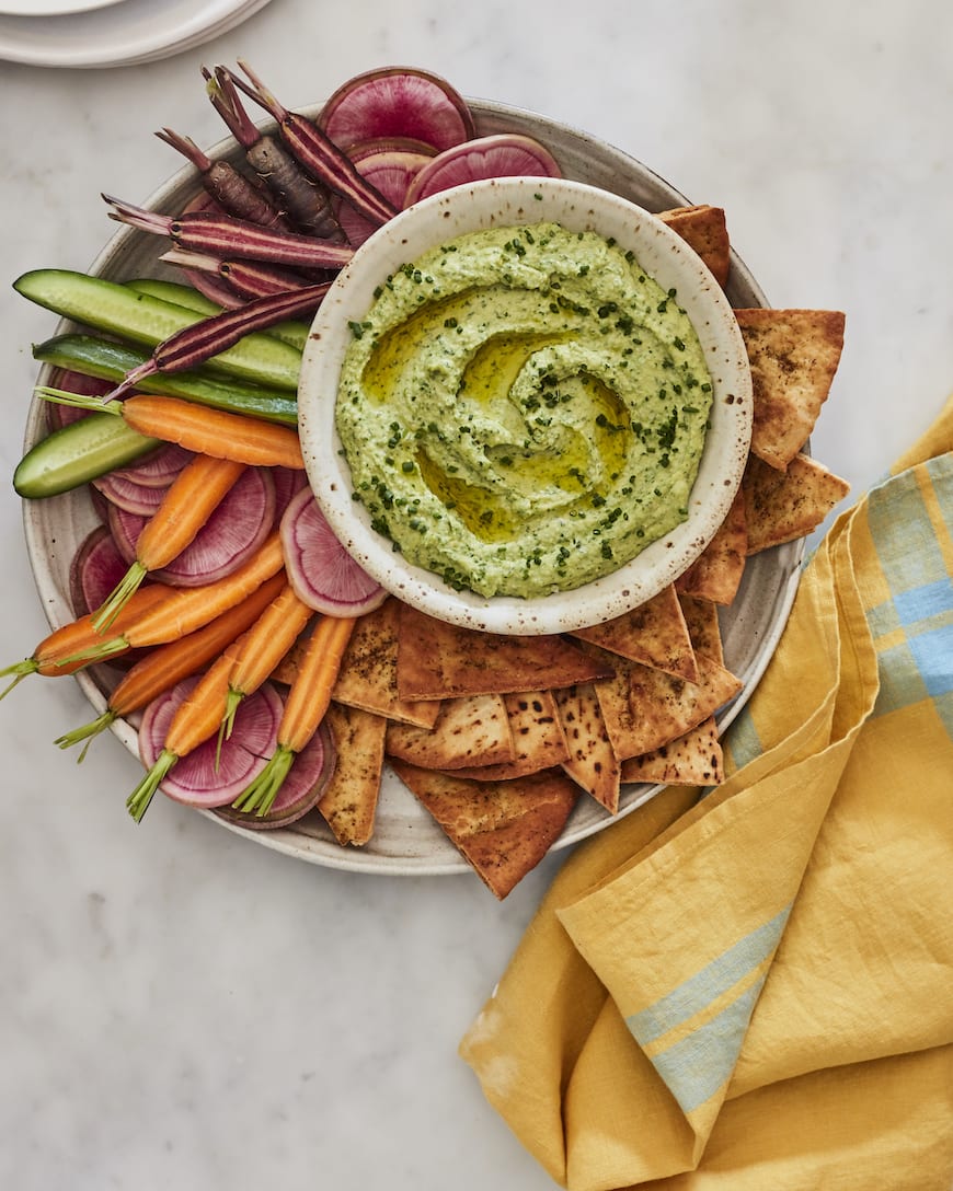 green goddess hummus