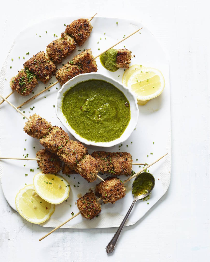 sriracha chicken kebabs