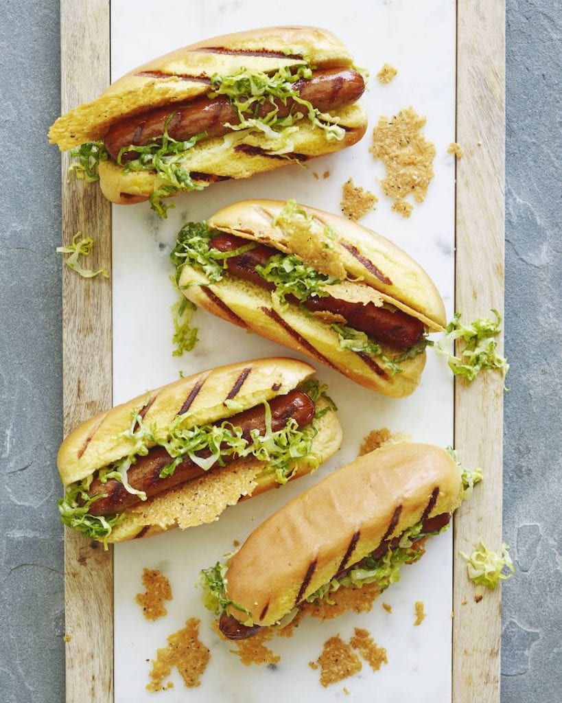 Caesar Salad Hot Dogs What's Gaby Cooking