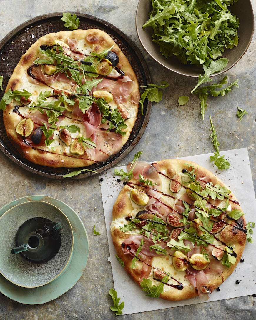 arugula fig pizza