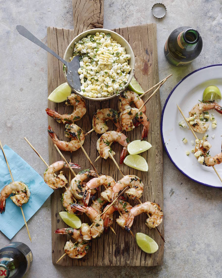 mexican shrimp skewers