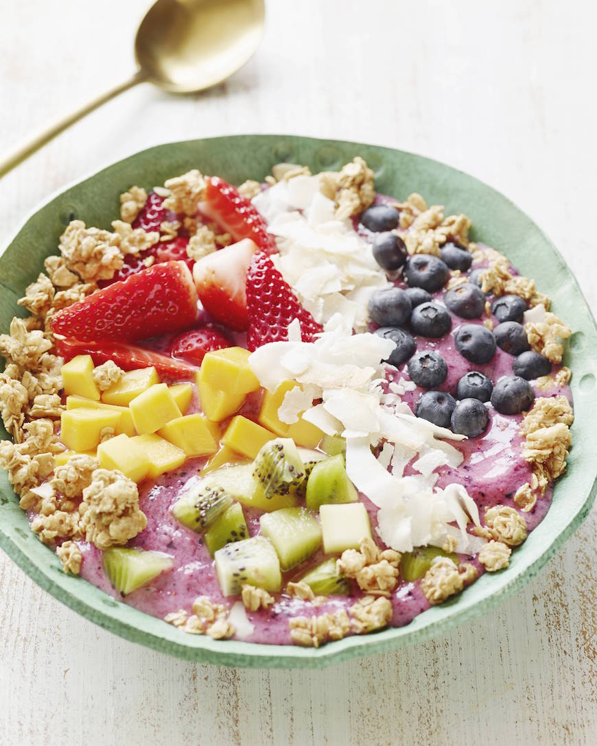 Mixed Berry Smoothie Bowls - What's Gaby Cooking