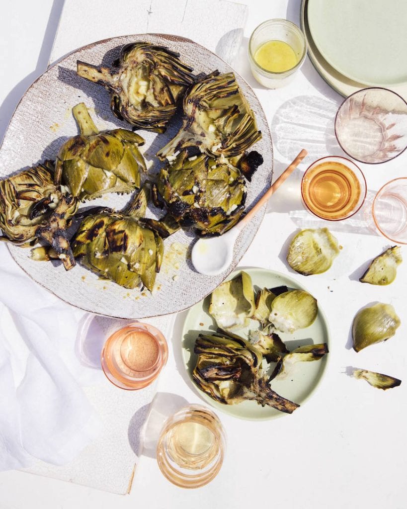 Grilled Artichokes with Lemon Vinaigrette What's Gaby Cooking