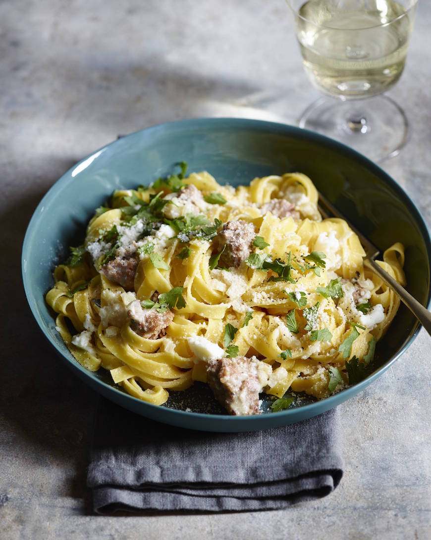 Ricotta And Sausage Pasta - What's Gaby Cooking